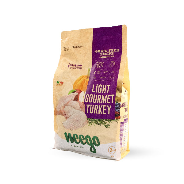 Comida de pavo gourmet ligera Weego
