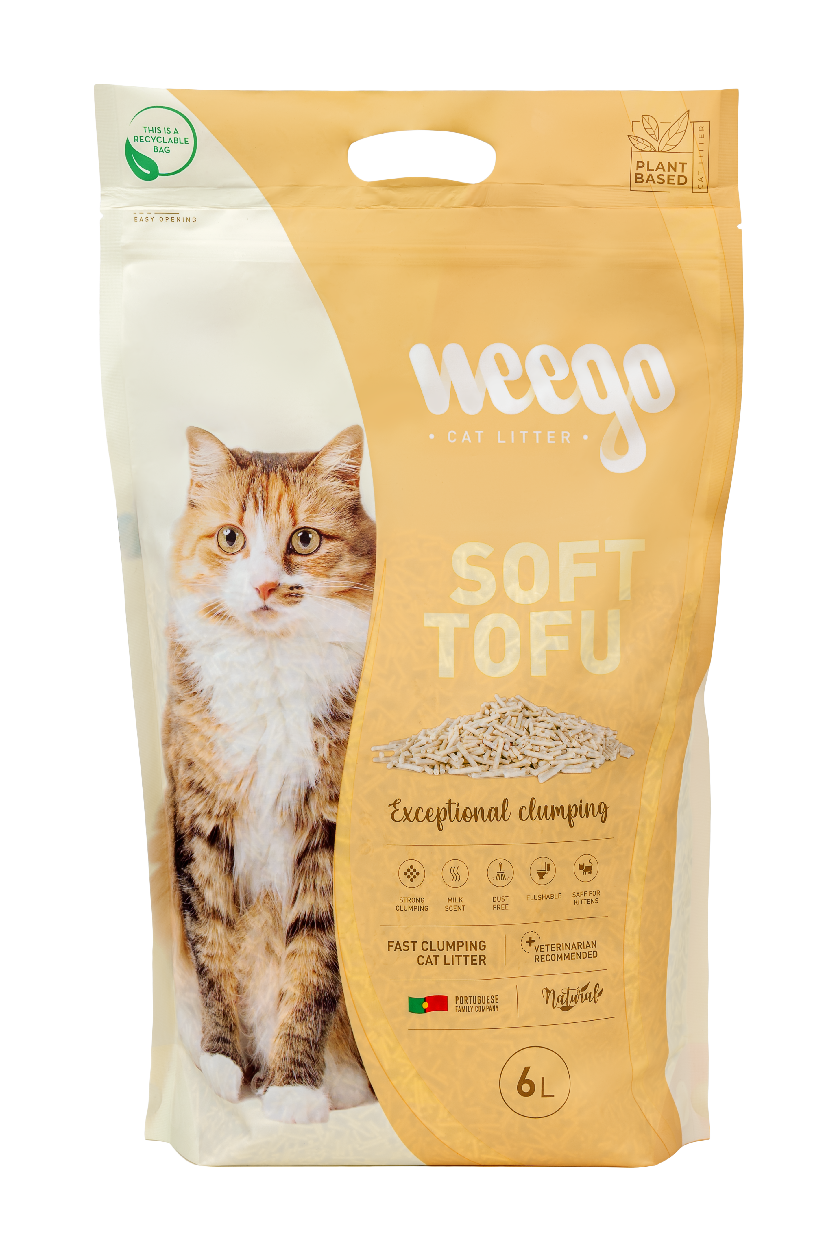 Soft Tofu Cat Litter Weego