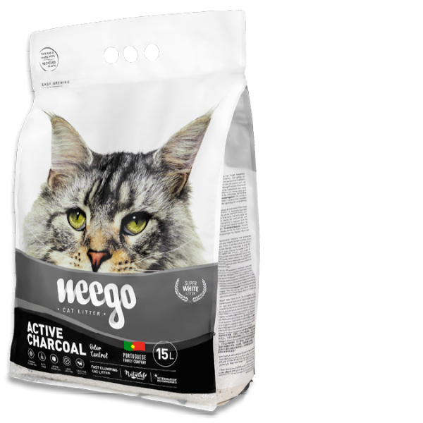 Arena aglomerante de carbón activado Weego