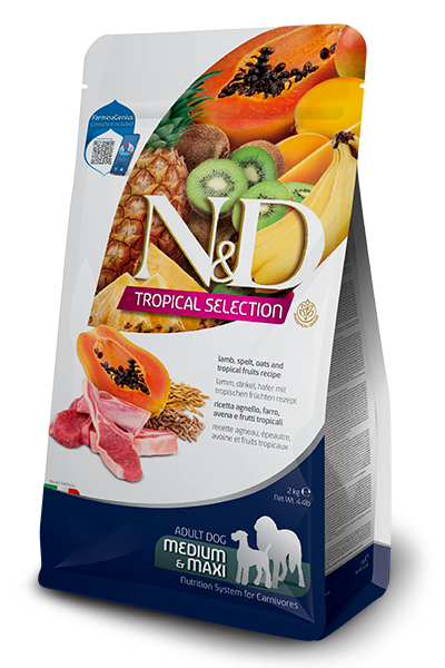 Farmina N&D Tropical Selection Lamb, spelt, oats and tropical fruits Adult Medium & Maxi