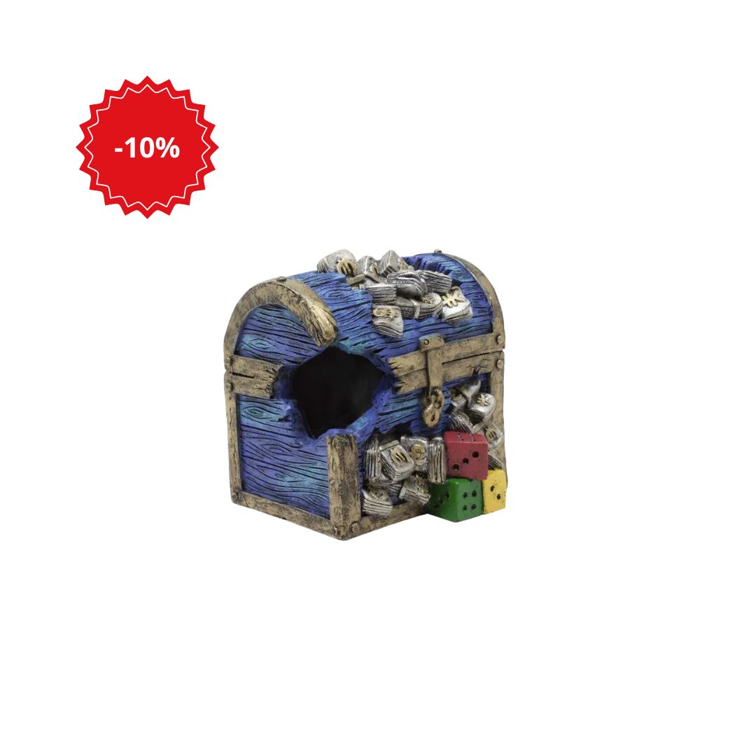 Decoração Aquário Cofre