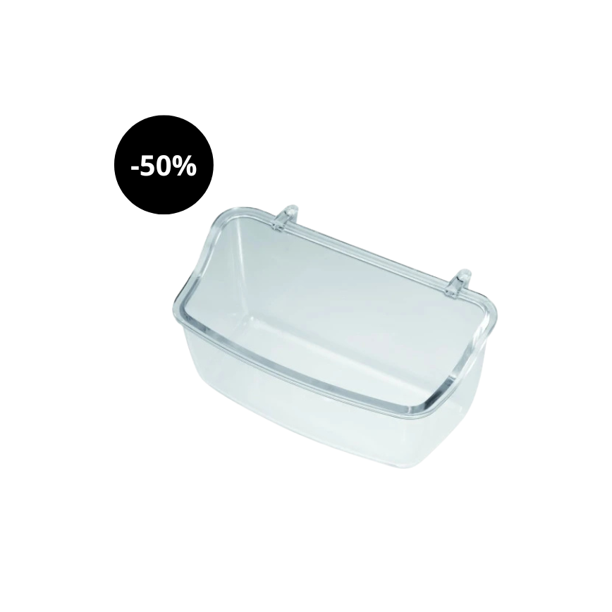 Comedouro Grande Stella Transparente