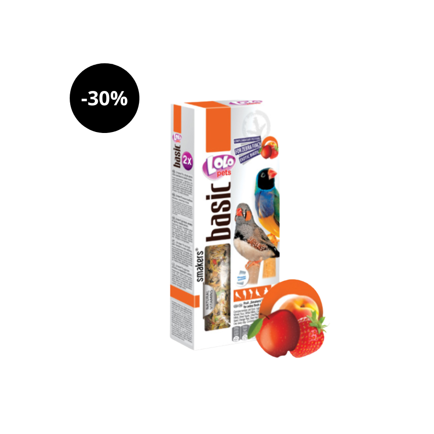 Barritas de Fruta para Pássaros Exóticos