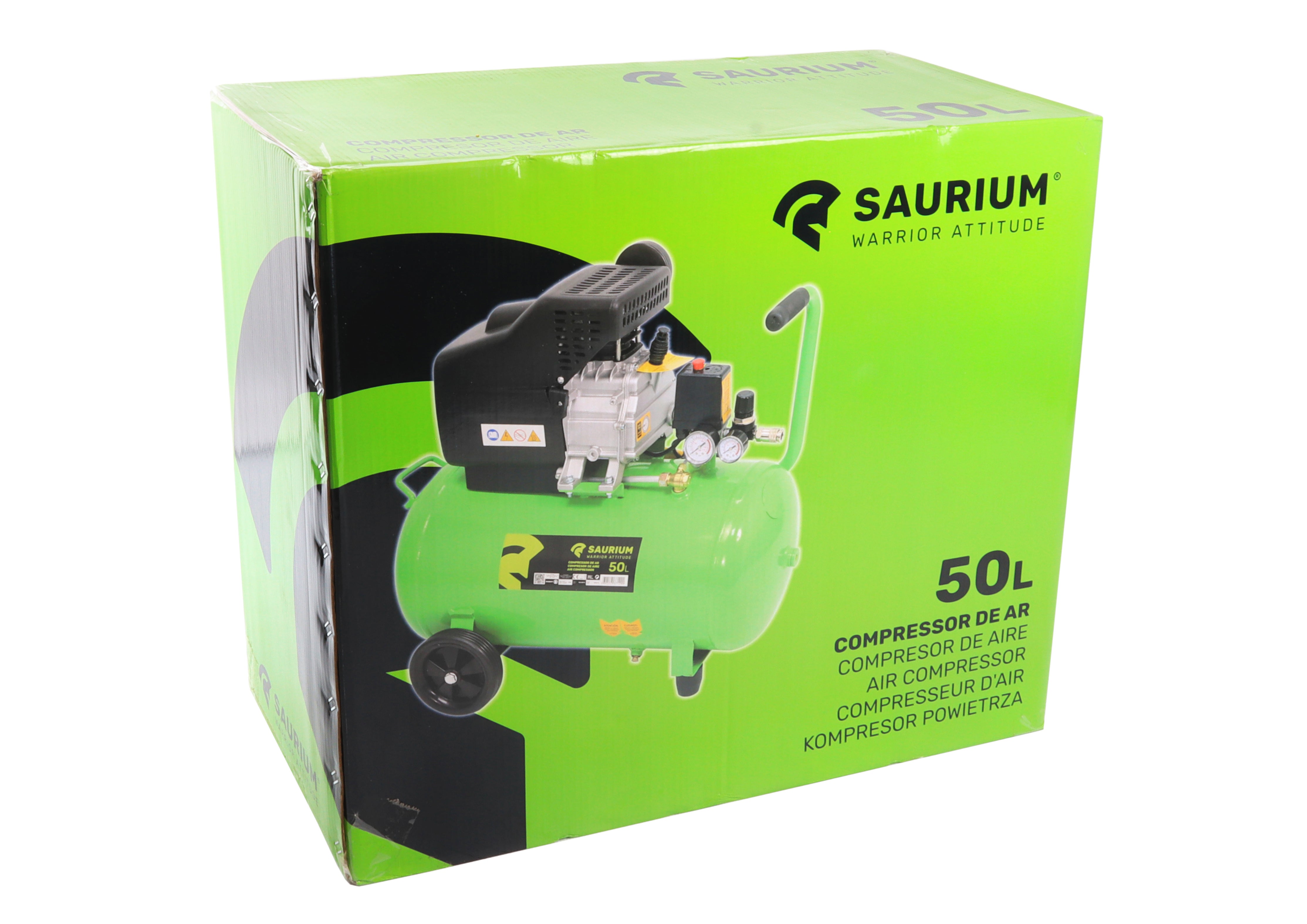 Compressor de Ar Monobloco Saurium 50L 1.5hp