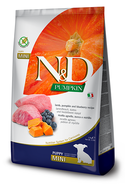 Farmina N&D Pumpink Lamb & Blueberry Puppy Mini 2.5 Kg