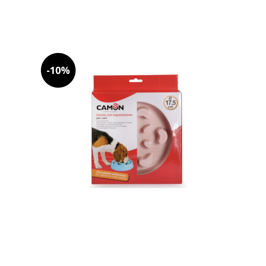 Comedero lento de plástico Camon de 17,5 cm