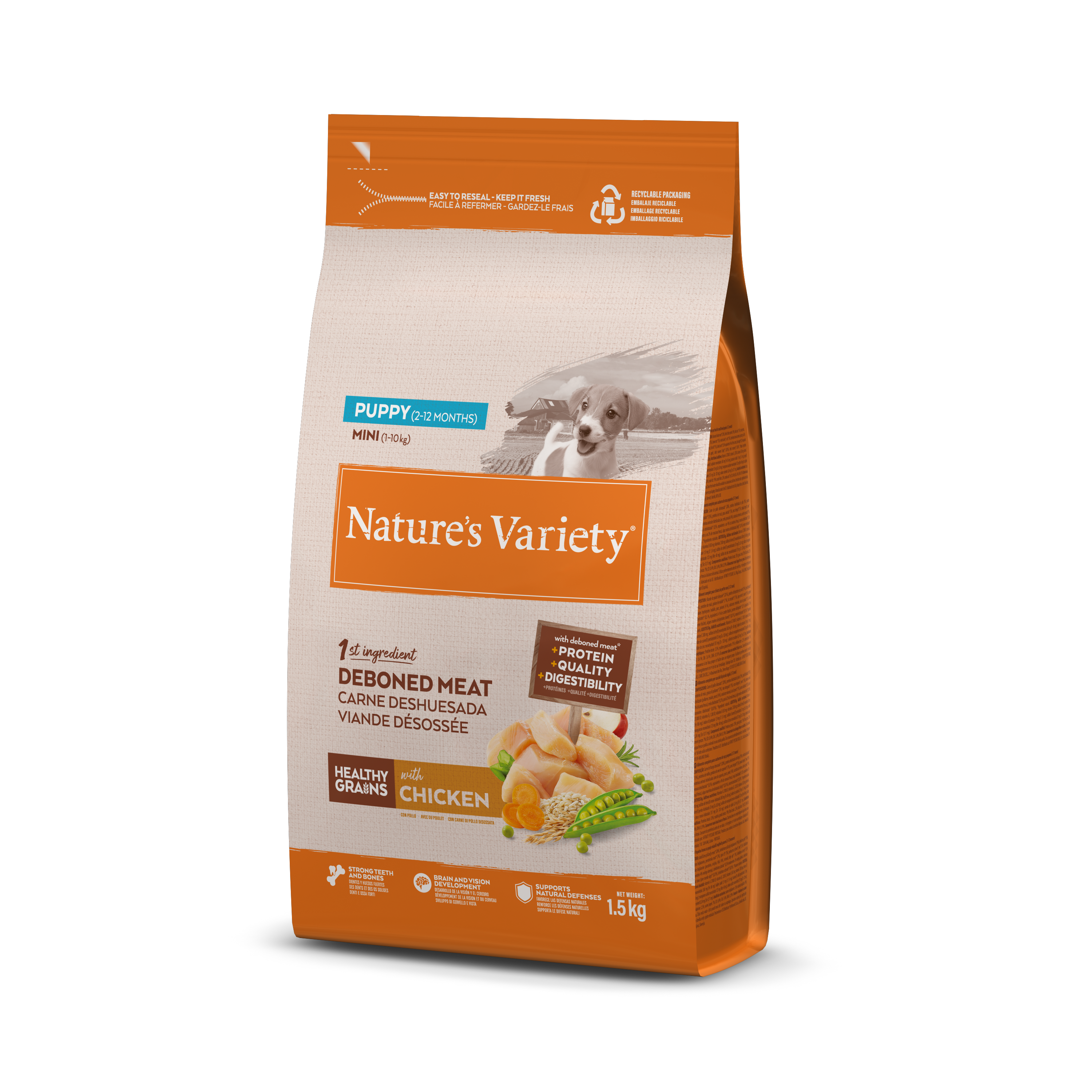 Nature's Variety Healthy Grains Puppy Mini con pollo