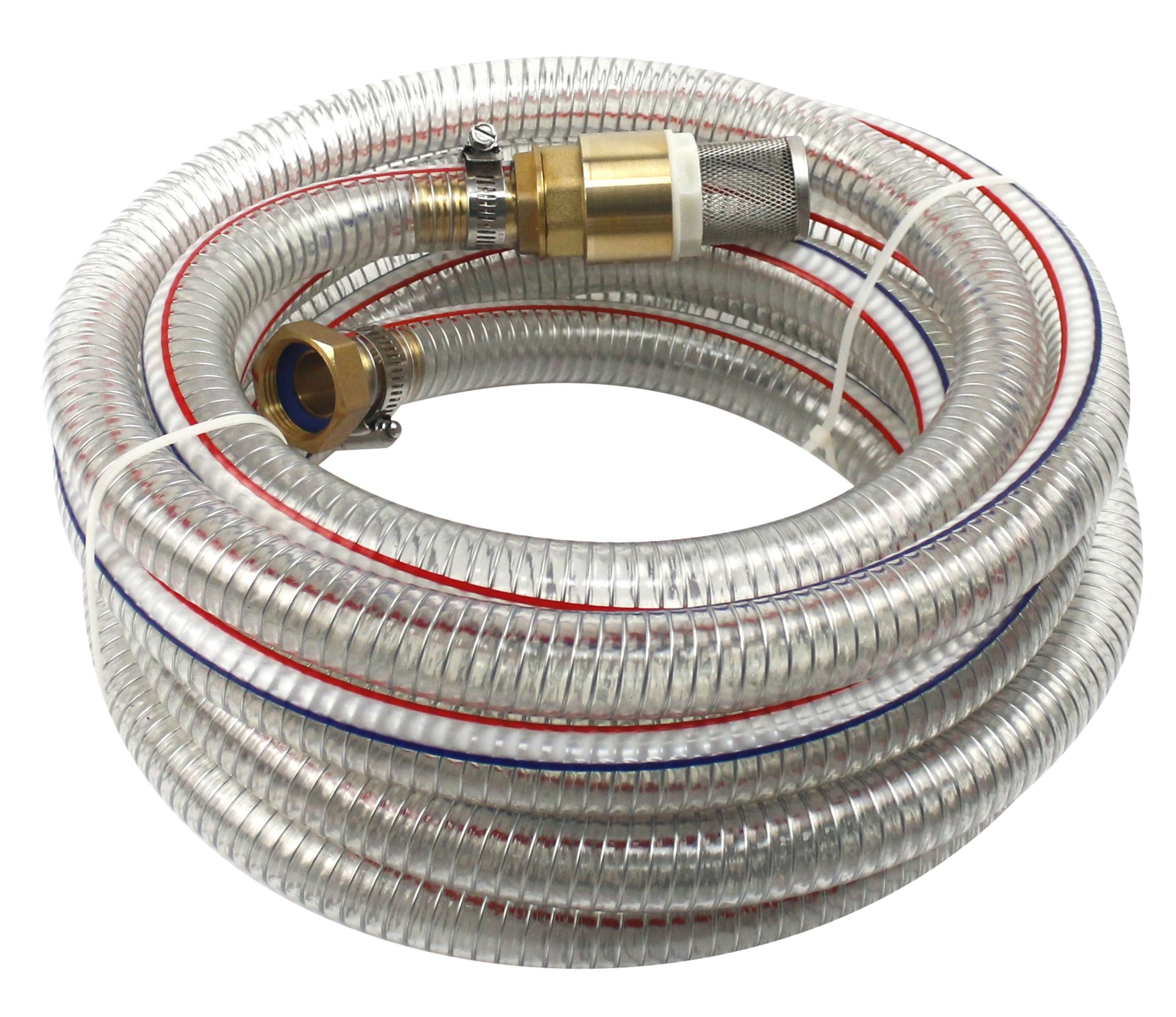 Mangueira Sucção Reforçada, para Motobomba, 7m, 1"