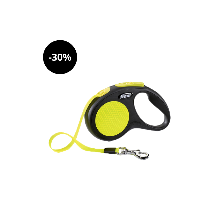 Correa reflectante Flexi Neon