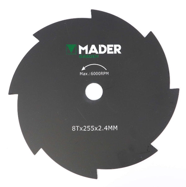 Disco de desbrozadora 8D de 255 mm