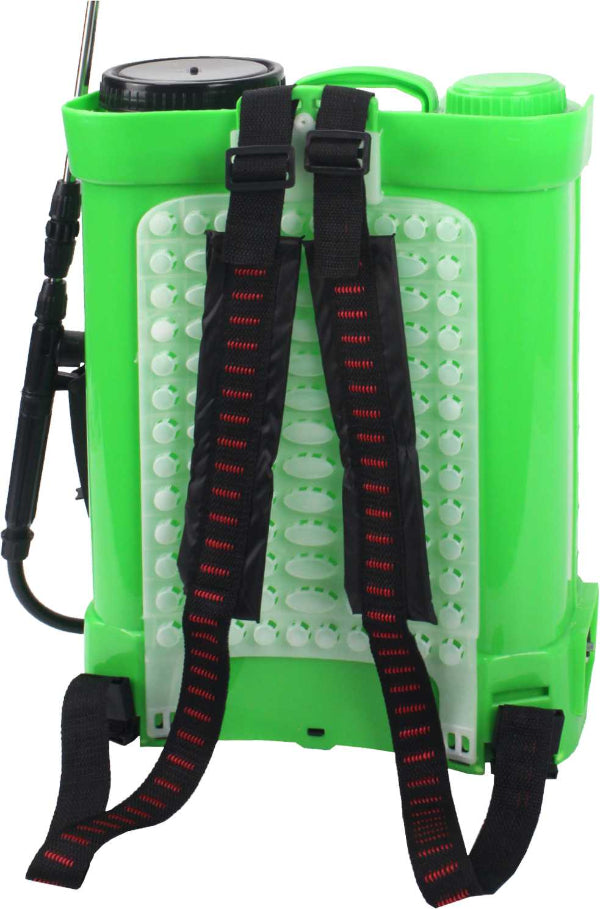 Pulverizador de mochila Saurium de 16 litros con batería y presión de 0,45 MPa