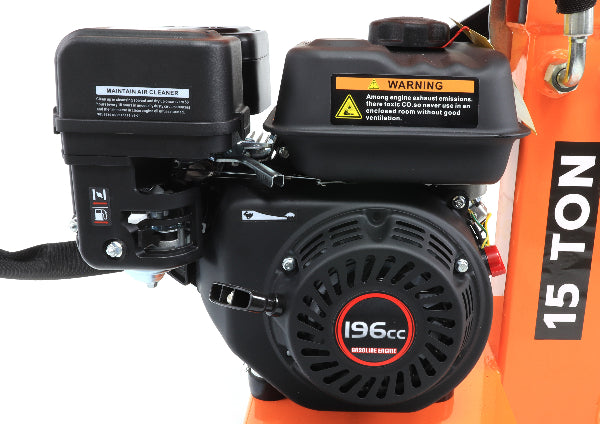 Trituradora/astilladora de leña 3 en 1, 15T, 520 mm, 2 velocidades Mader