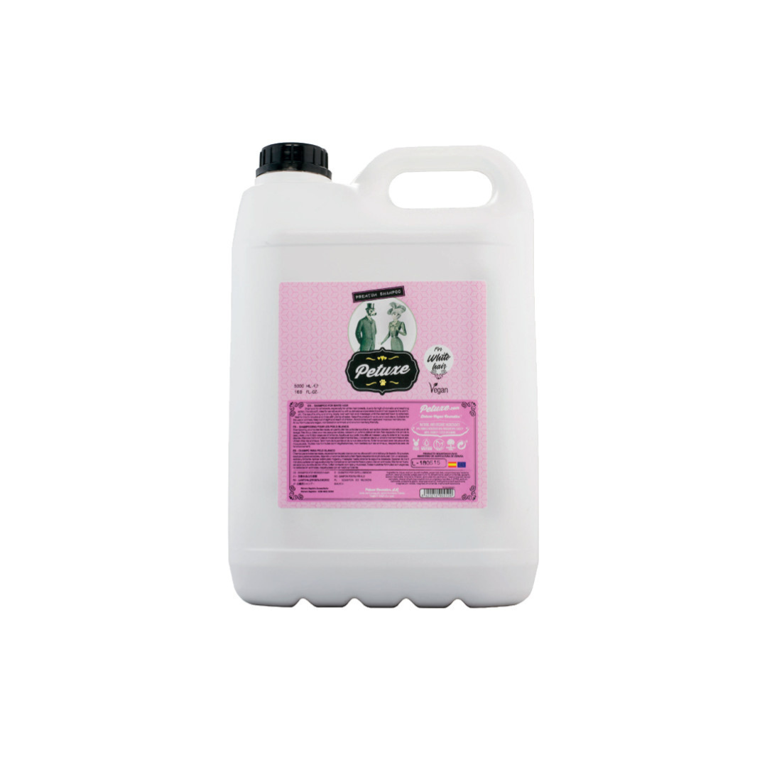 Champú blanco para cabello Petuxe 5 L