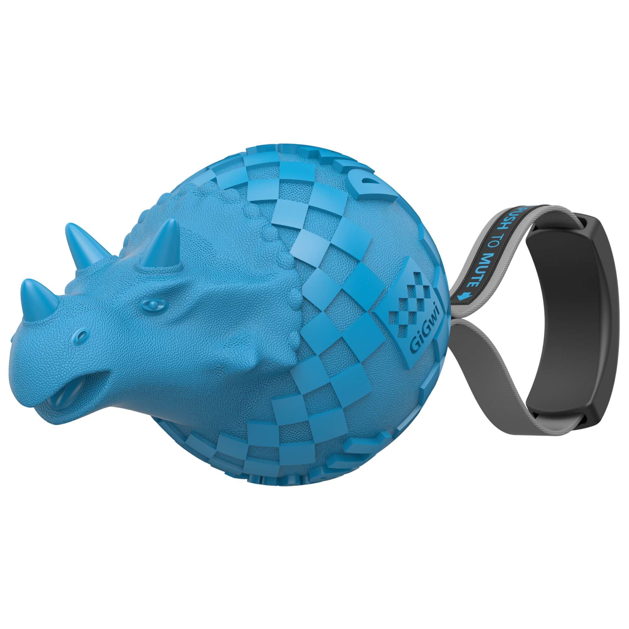 Brinquedo Triceratop Push to Mute GIGWI (25 cm)