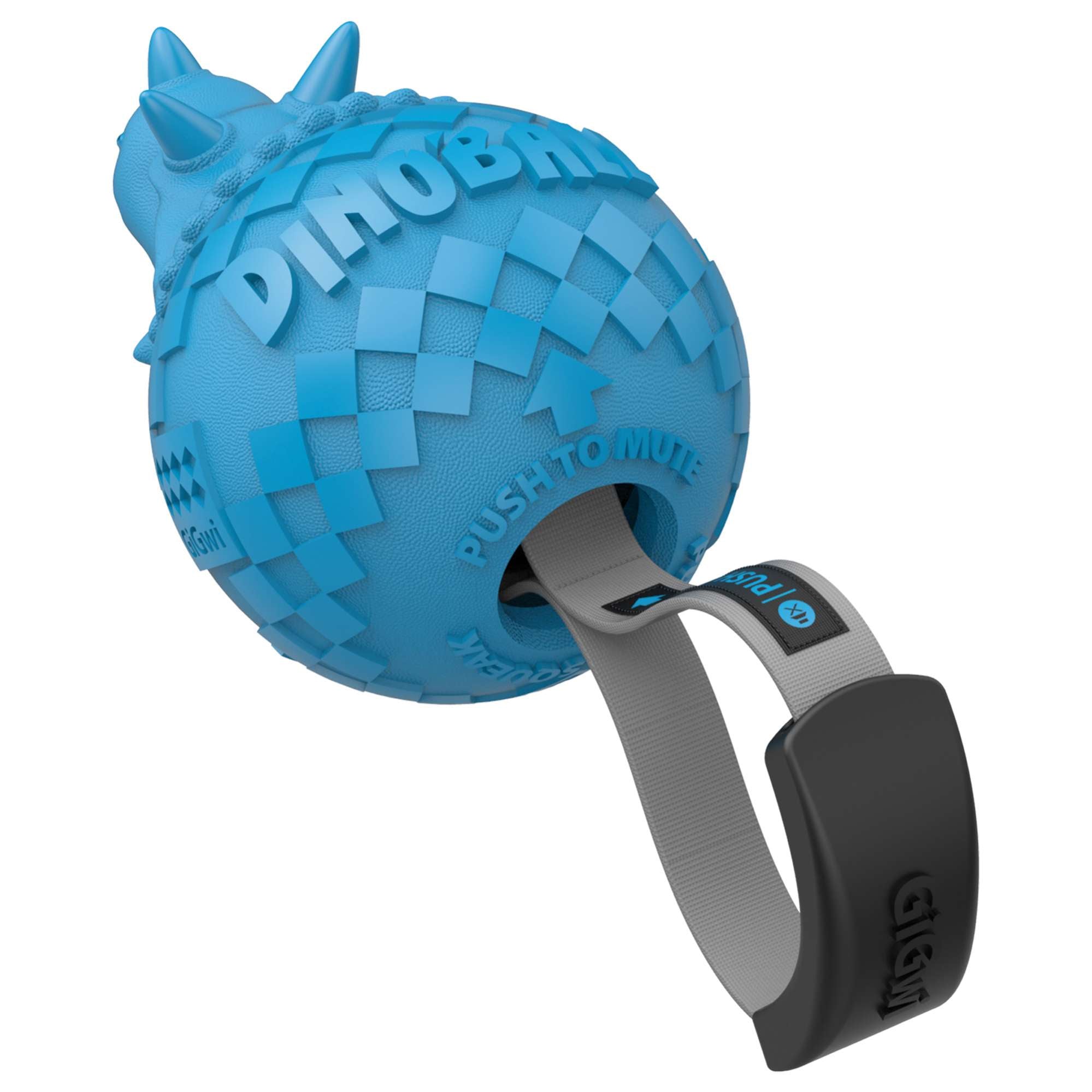 Brinquedo Triceratop Push to Mute GIGWI (25 cm)