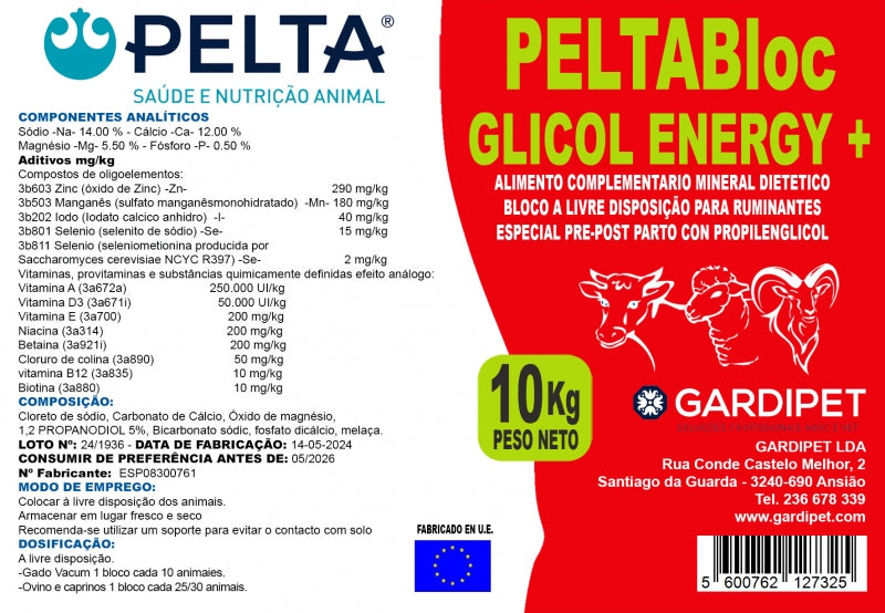PeltaBlock Energy + Glicol 10kg