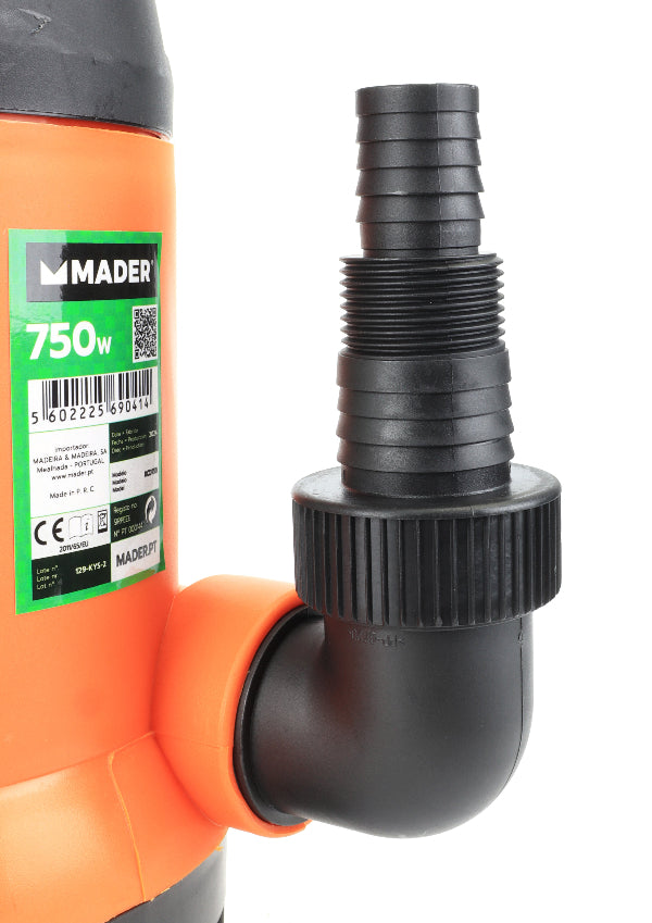 Bomba sumergible para aguas sucias, 750 W Mader