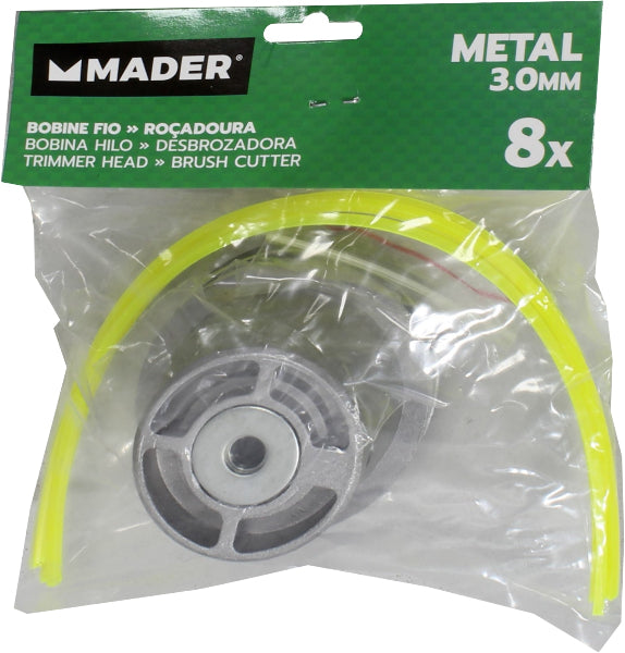 Bobine para Roçadora Metal 8 Furos 3mm Mader