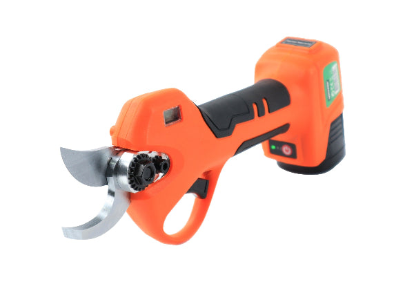 Tijeras de podar Mader de 16,8 V y 2,0 Ah con batería y pantalla