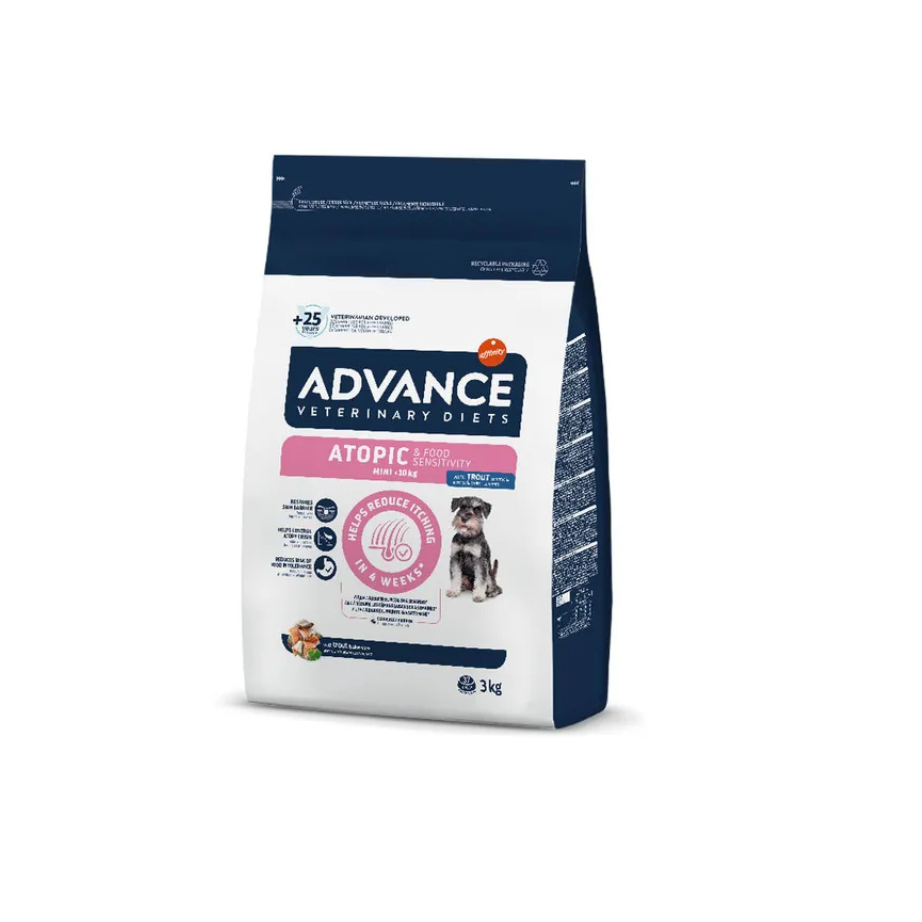 Dieta veterinaria avanzada para perros atópicos mini