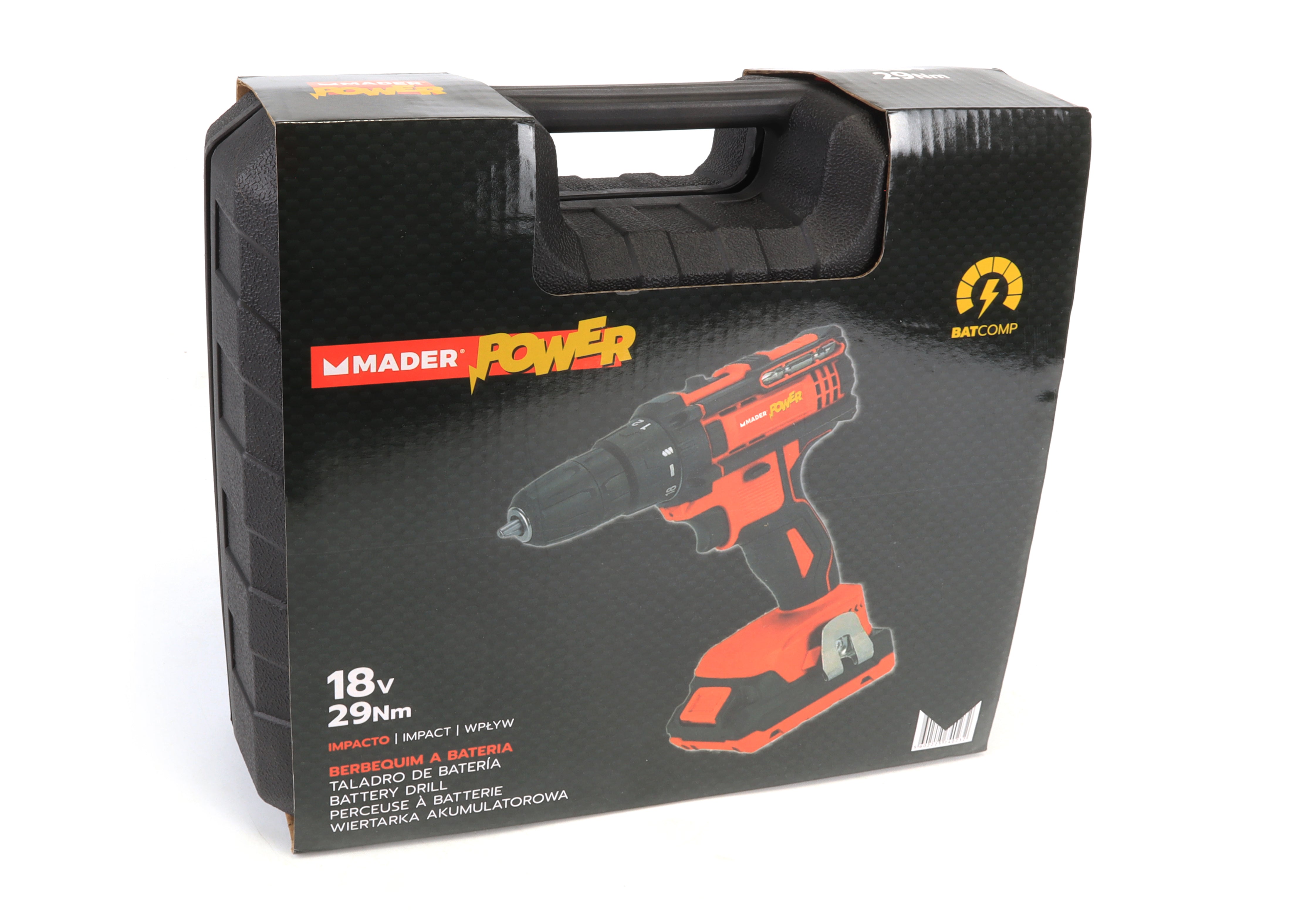 Berbequim / Aparafusadora 18/20V, 29Nm Mader Power