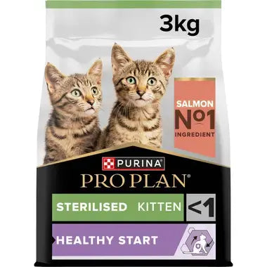 Pro Plan Kitten Sterilized Salmon & Rice 3 Kg
