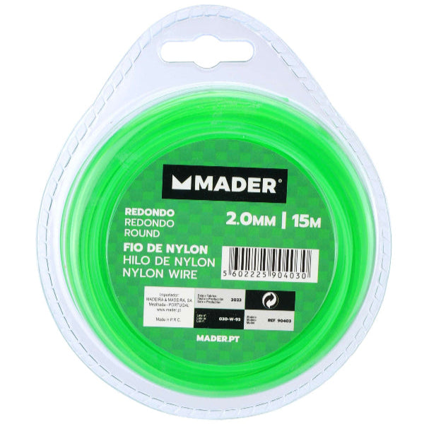 Hilo de nailon redondo fabricado