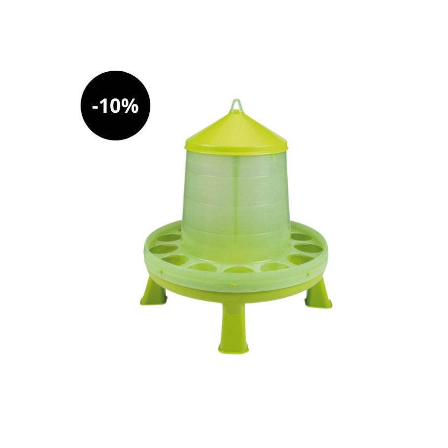 Comedouro para Aves Plastico com Patas 2 Kg Gaun