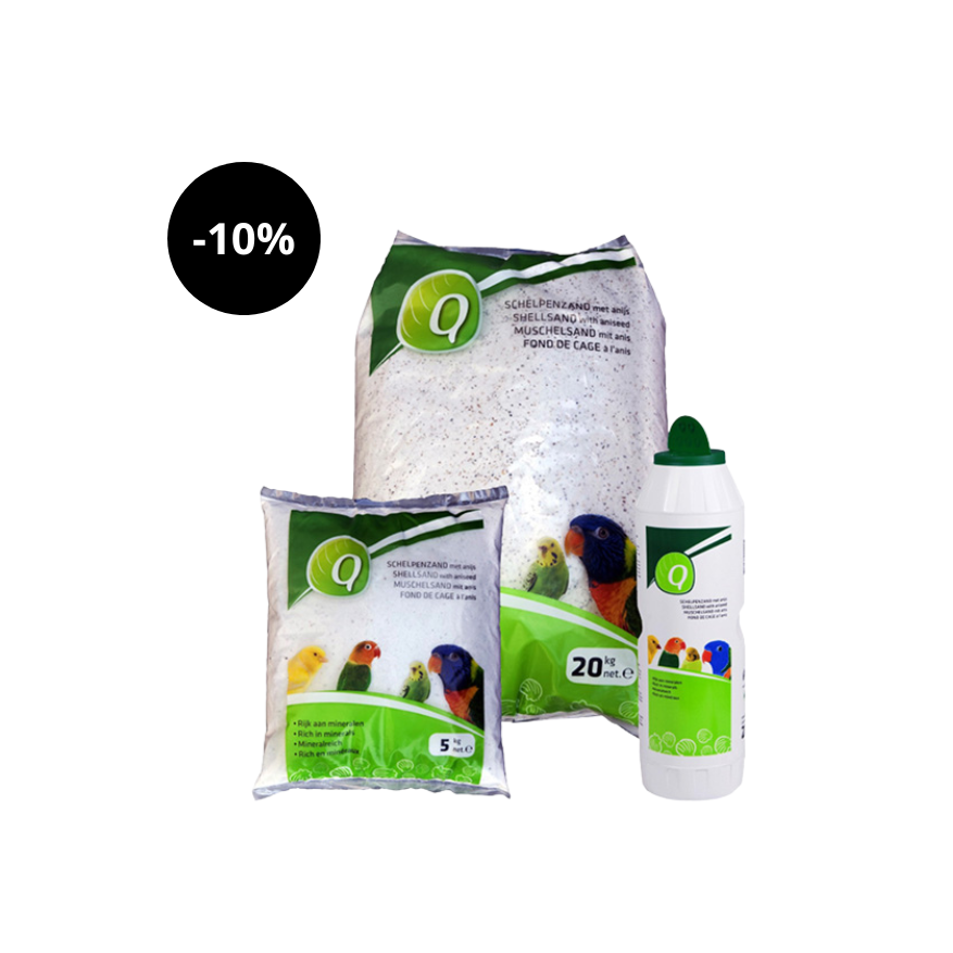 Areia Anizada para Fundo de Gaiola