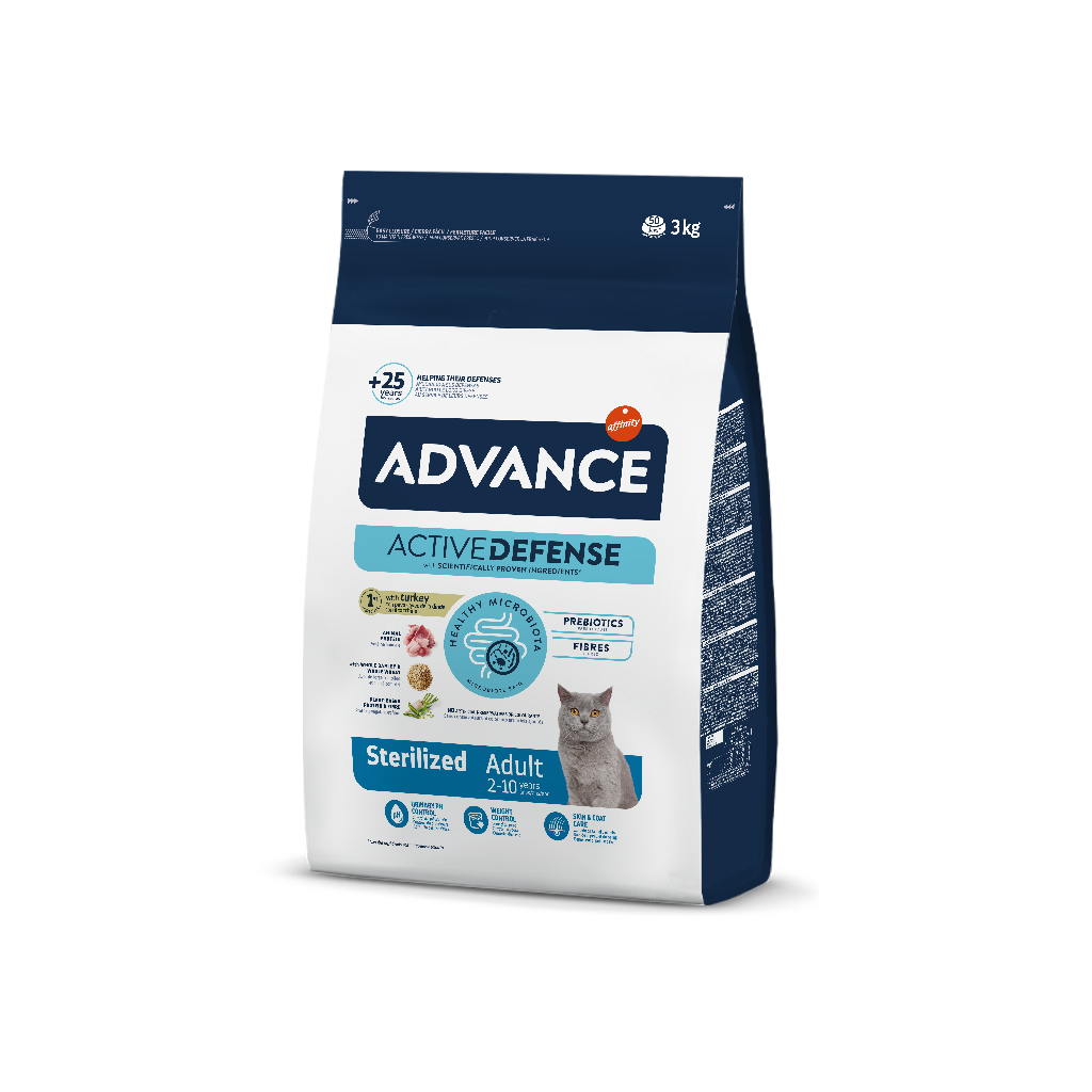 Gato adulto esterilizado avanzado