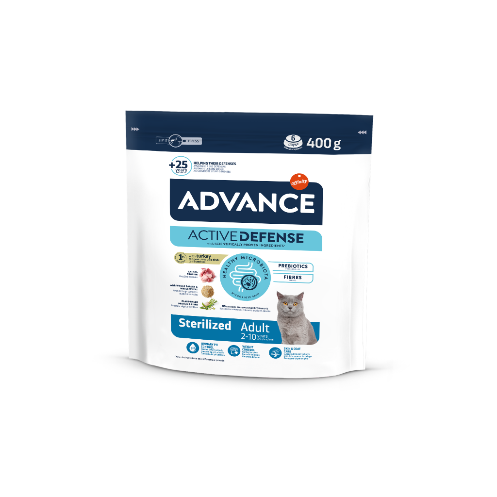 Gato adulto esterilizado avanzado