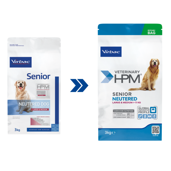 Virbac Senior Neutered Dog Large & Medium 12 Kg