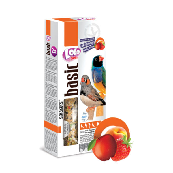 Barritas de Fruta para Pássaros Exóticos