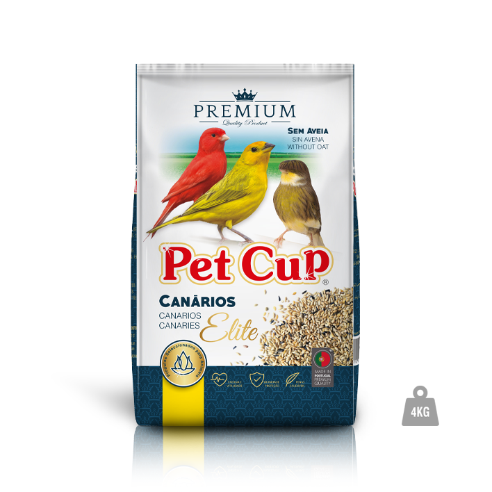 Pet Cup Canários Elite Premium Sem Aveia