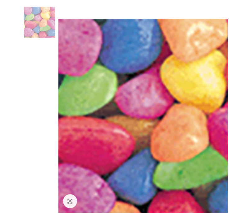 Arena de colores neón surtida, lisa y de 8 a 14 mm, 1 kg