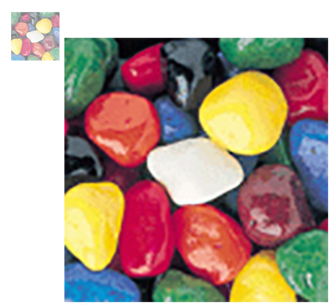 Arena lisa de colores surtidos con purpurina