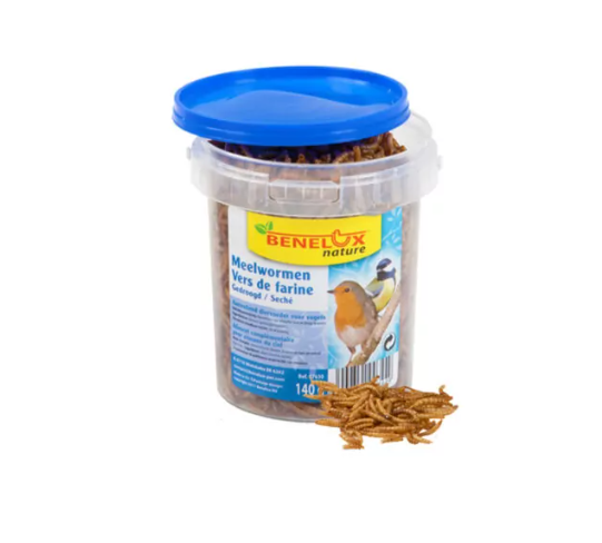 Cubo de gusanos de harina de 140 g