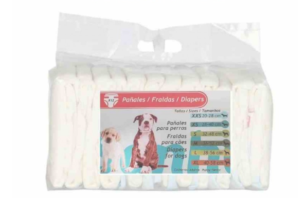 Pañal superabsorbente Sanhuk para perros