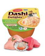 Cat Dashi Delights Receita de Frango com Atum e Vieira 70g