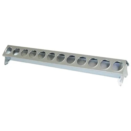 Comedouro 1ª idade galvanizado com Grelha