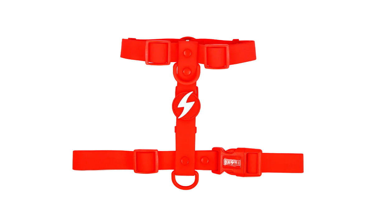 Peitoral Dashi Harness ColorFlex Vermelho