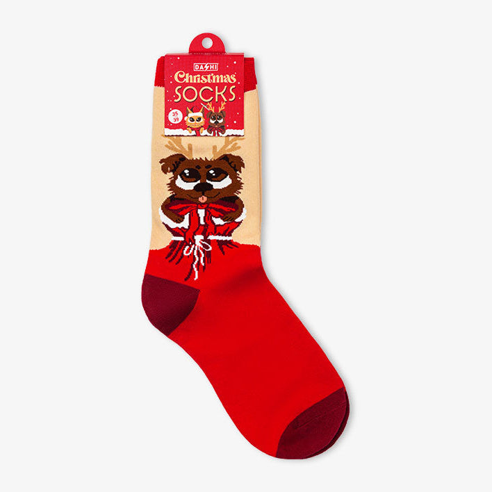 Dashi Christmas Socks Dog