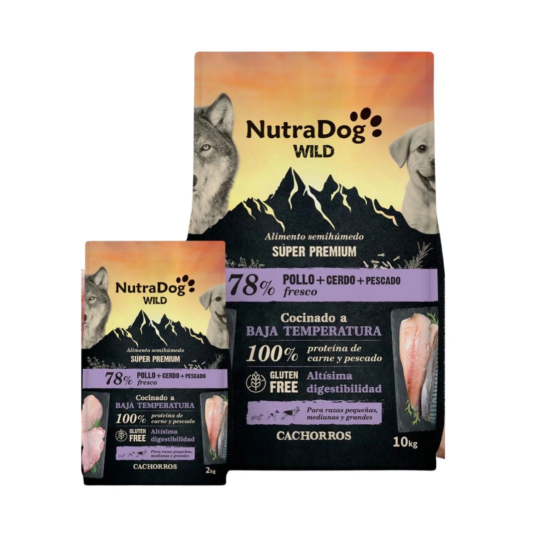 Nutradog Wild Frango+ Porco + Peixe