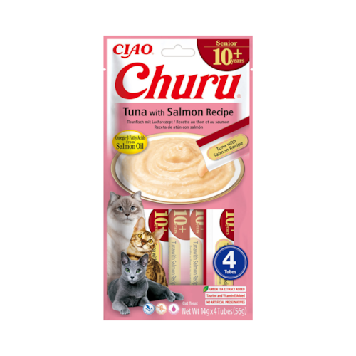 Churu Cat Senior Receita de Atum + Salmão 56g