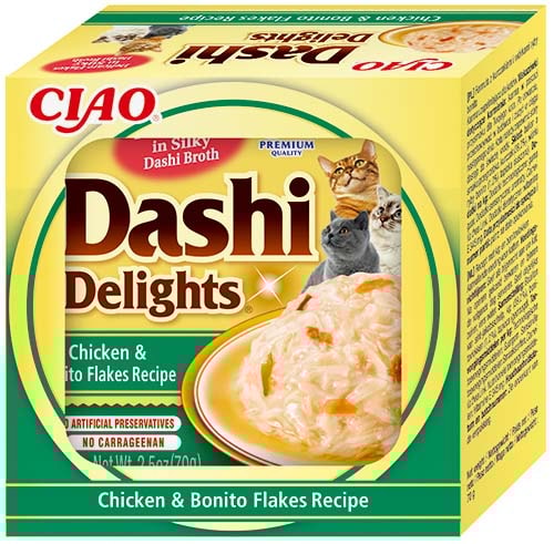 Cat Dashi Delights Receita de Frango com Peixe 70g