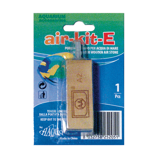 Kit de aire E - Piedra difusora de madera Haquoss