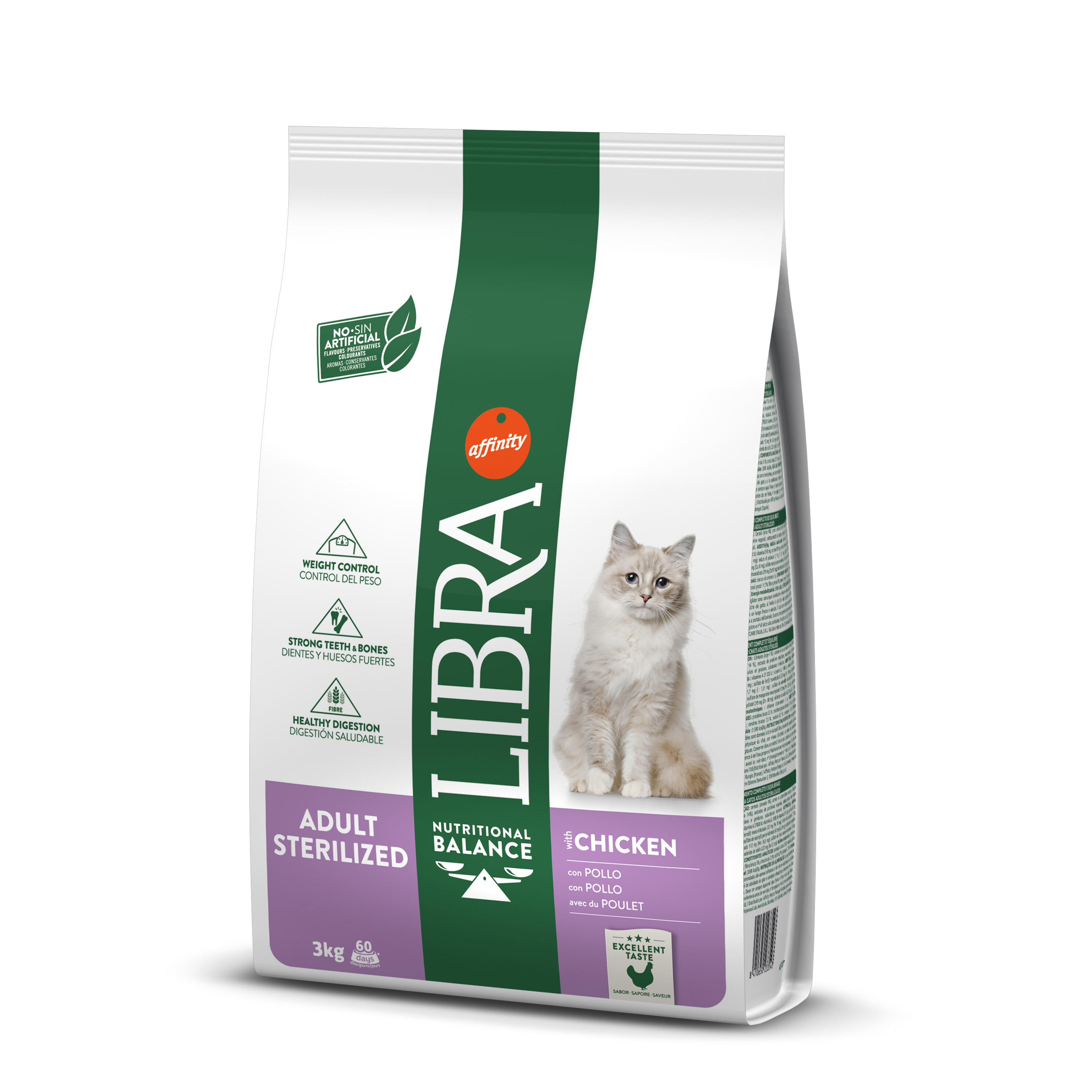 Libra para Gato Adulto Esterilizado com Frango