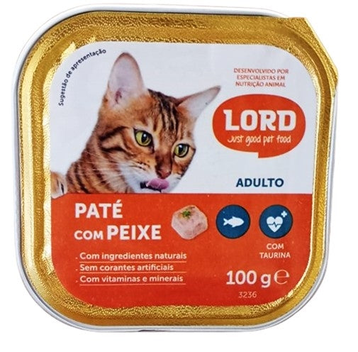 Paté de gato y pescado del señor