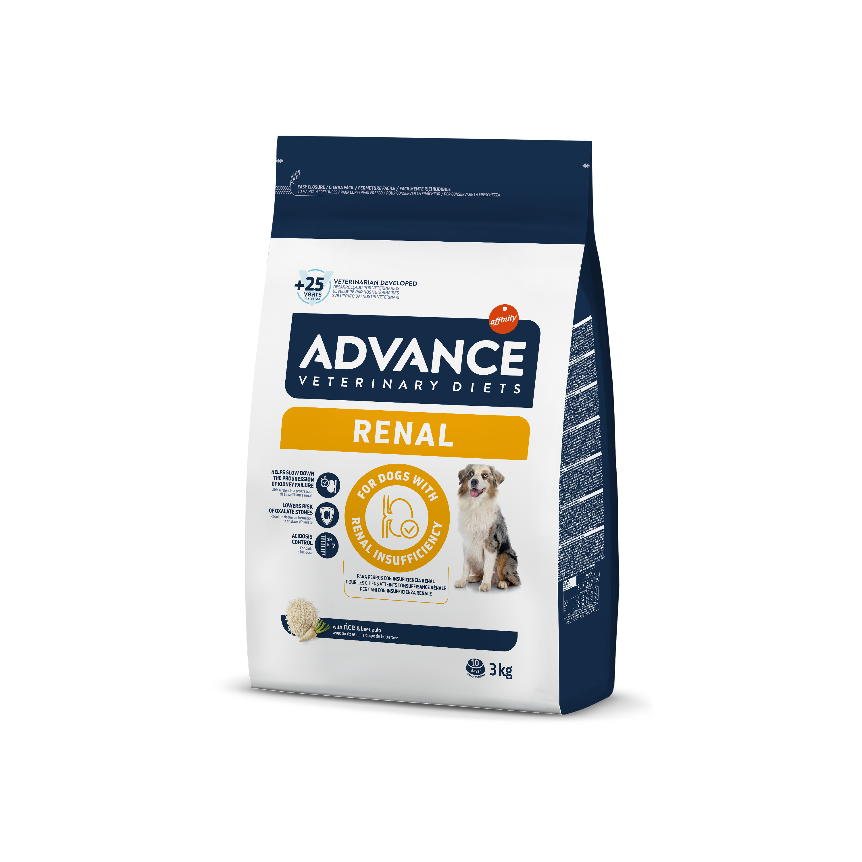 Dietas veterinarias avanzadas para la función renal del perro