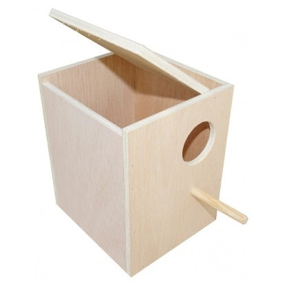 Nido vertical para periquito inglés